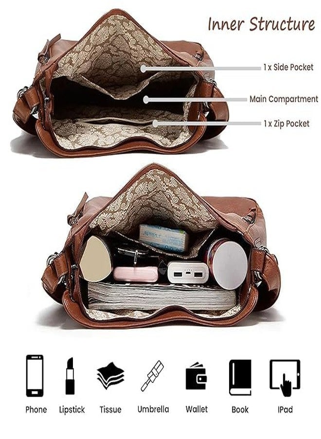 Blikiz® Handbags for Women combo | Soft PU Leather | Attractive Ladies Purse | Bags for Women with Long Strap and Wallet (3 in 1) - Image 5